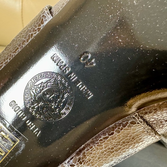 Versace metal logo mule sandals - Picture 6 of 8